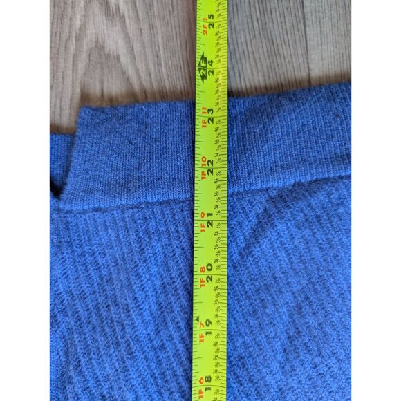 Pure Collection Womens Blue 100% Cashmere Textured Knit Sweater Size M - Picture 6 of 6